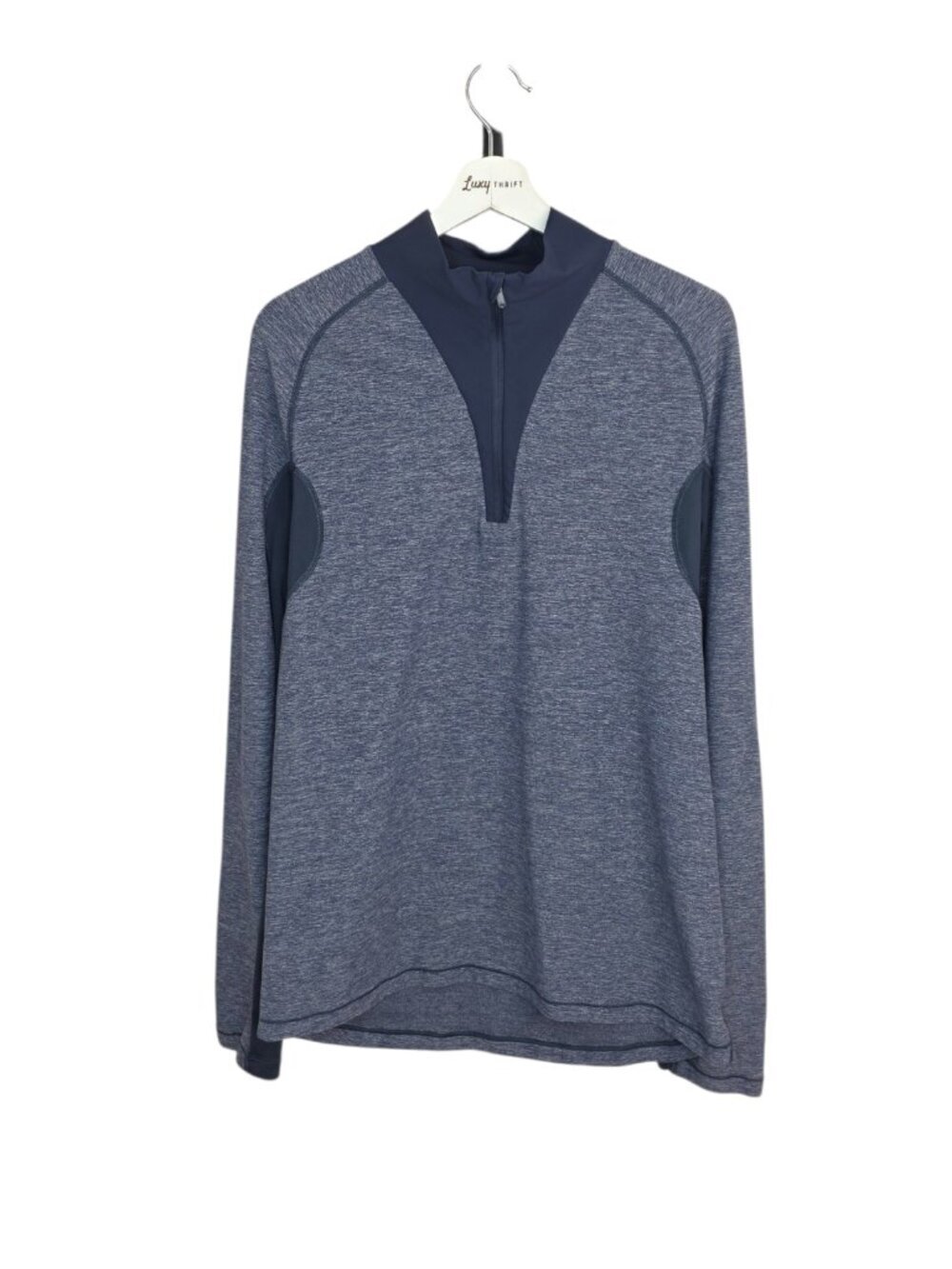 Lululemon Men's Blaze 1/2 Zip Long Sleeve Shirt, Heathered
